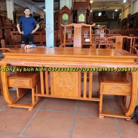 chiêm ngưỡng  bàn trà trơn gỗ hương đá-sự tính tế đến từ thiết kế đơn giản