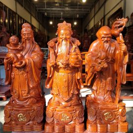 báo giá bộ tượng 3 ông tam đa phúc-lộc-tho đục trạm tinh xảo-truyền thần