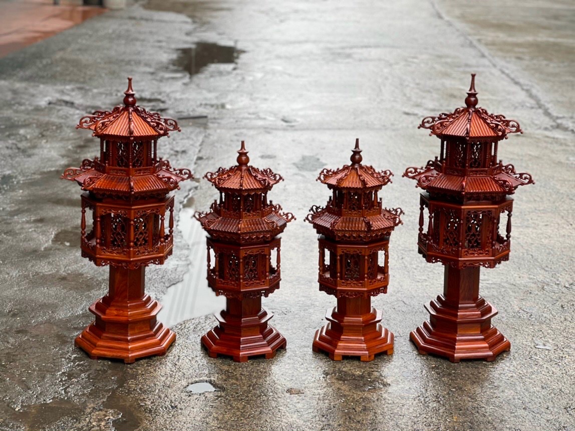 đền thờ gỗ mái chùa cao cấp
