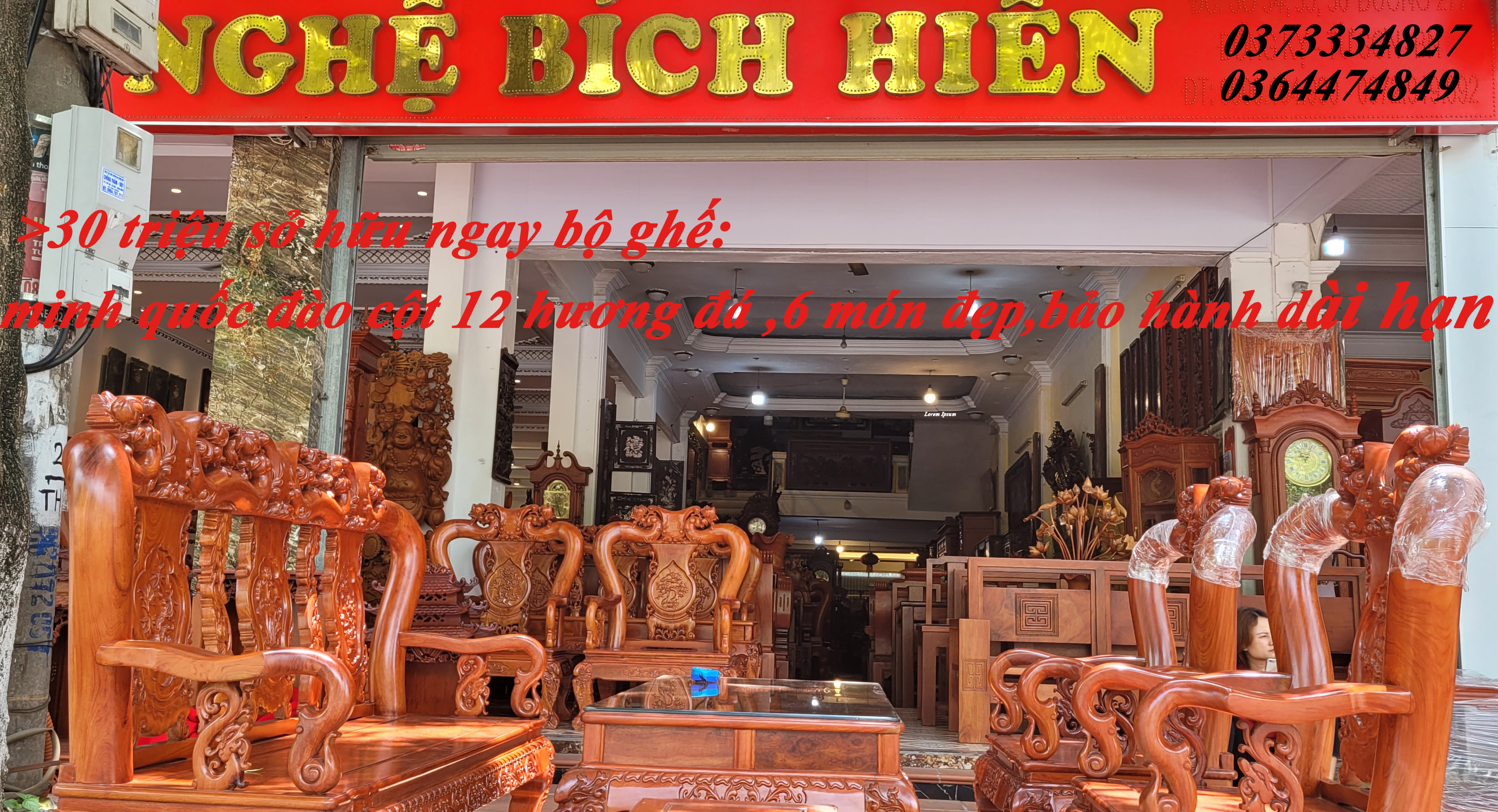  Siêu Phẩm Bộ Ghế Minh Quốc Đào Cột 12 – Gỗ Hương Đá Nam Phi, Mẫu Mới Nhất 2025