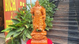 TƯỢNG QUAN CÔNG GỖ HƯƠNG ĐÁ ĐẸP NHÂT HIỆN NAY