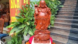 Tượng di lặc ngư ý- biểu tượng của hạnh phúc