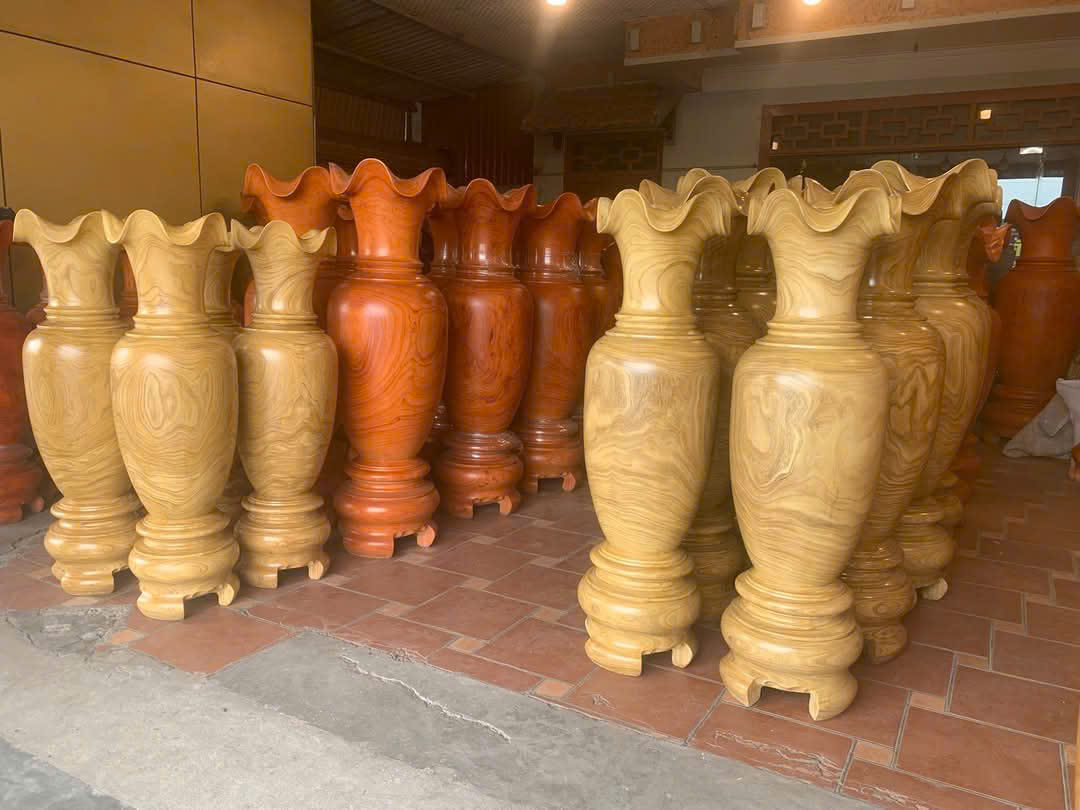 lục bình gỗ cẩm vàng vân trọn vip-lục bình gỗ hương đỏ liền nguyên khối vip-lục bình gỗ mun đẹp