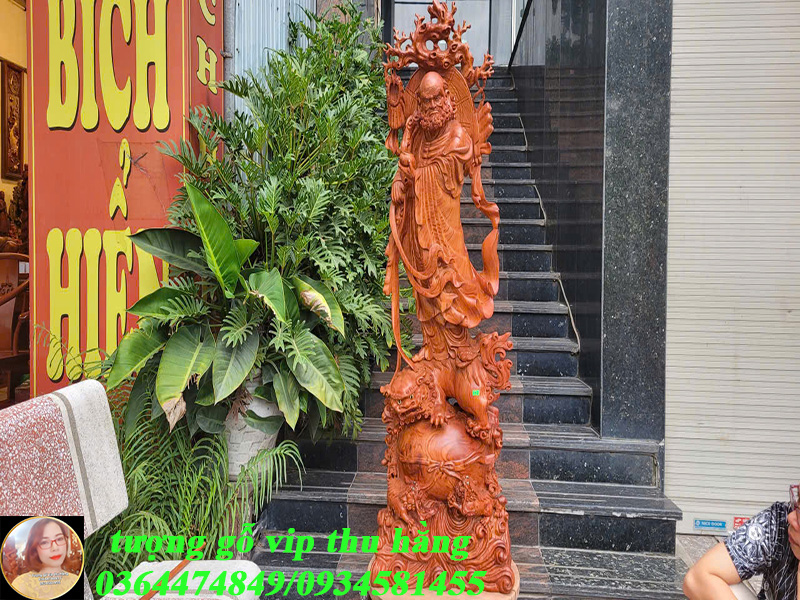 tượng đạt ma gỗ hương đá trạm khắc tinh xảo