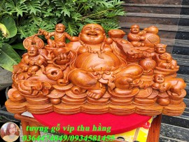 Khám phá Tượng Di Lặc gỗ hương đá Ngũ Phúc – Cười vui, đón lộc vào nhà