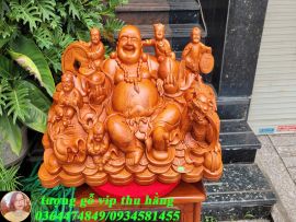 Khám phá bí ẩn Di Lặc Ngũ Phúc Gỗ Hương Đá – Phong Thủy May Mắn Cả Năm