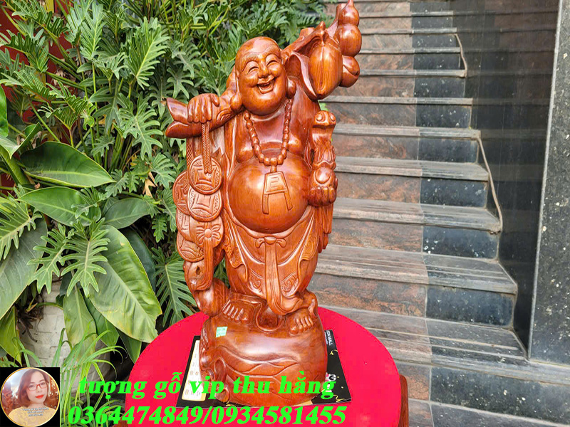 di lặc gánh đào đơn gỗ hương ta